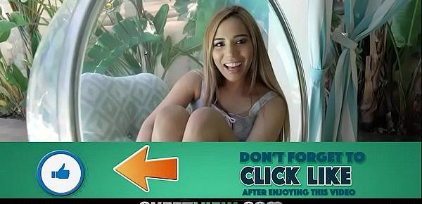  Alita Lee Bounces Her Pussy like a Pogo Stick and squeals during sex before getting a messy cum facial